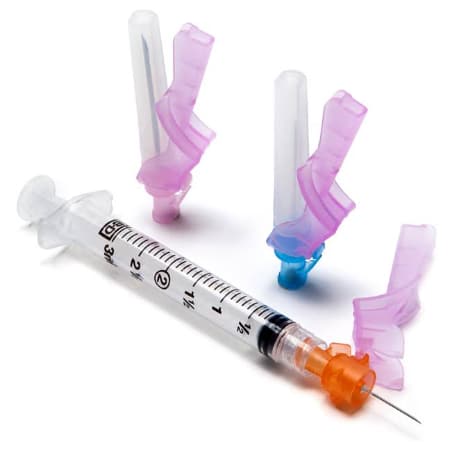 BD Eclipse Safety Needles with Syringe