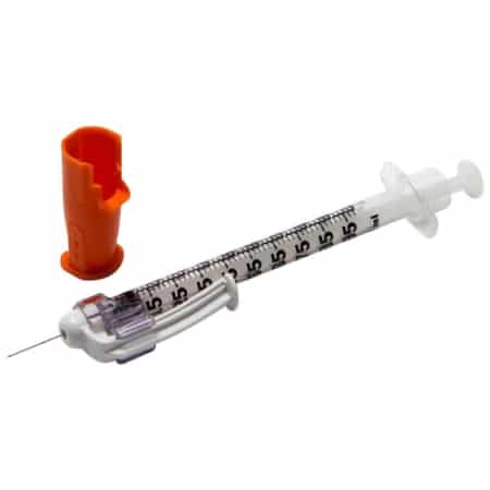 BD SafetyGlide Tuberculin Syringes